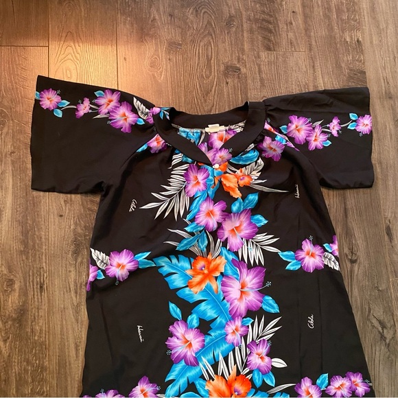 Vintage Hawaiian house dress beach cover up - Picture 4 of 11